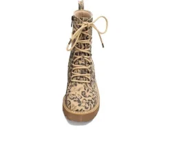 Women's Inez Combat Booties|Yellow Box Hot
