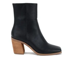 Women's Maora Low Calf Heeled Booties|Yellow Box Sale