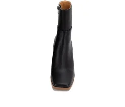 Women's Maora Low Calf Heeled Booties|Yellow Box Sale