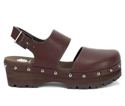 Women's Renavi Mary Jane Clogs|Yellow Box Clearance