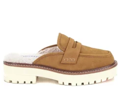 Women's Shareen Shearling Loafer Mules|Yellow Box