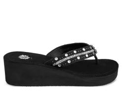 Women's Terell Wedge Flip-Flops|Yellow Box Outlet