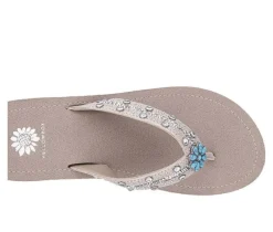 Women's Terell Wedge Flip-Flops|Yellow Box Outlet
