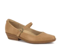 Women's Wilma Low Heeled Maryjanes|Yellow Box
