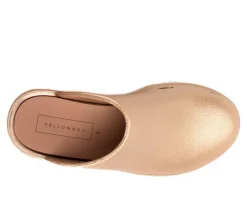 Women's Zippy Platform Clogs|Yellow Box Best
