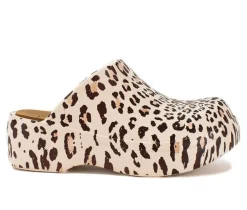 Women's Zippy Platform Clogs|Yellow Box Online
