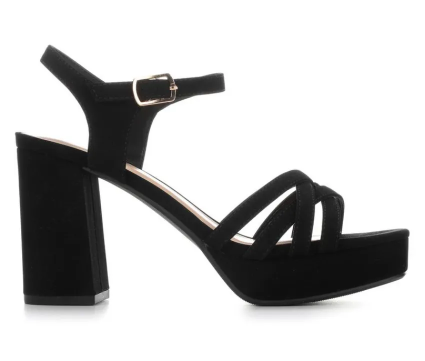 Women's Loona-S Block Heels|Y-Not Online